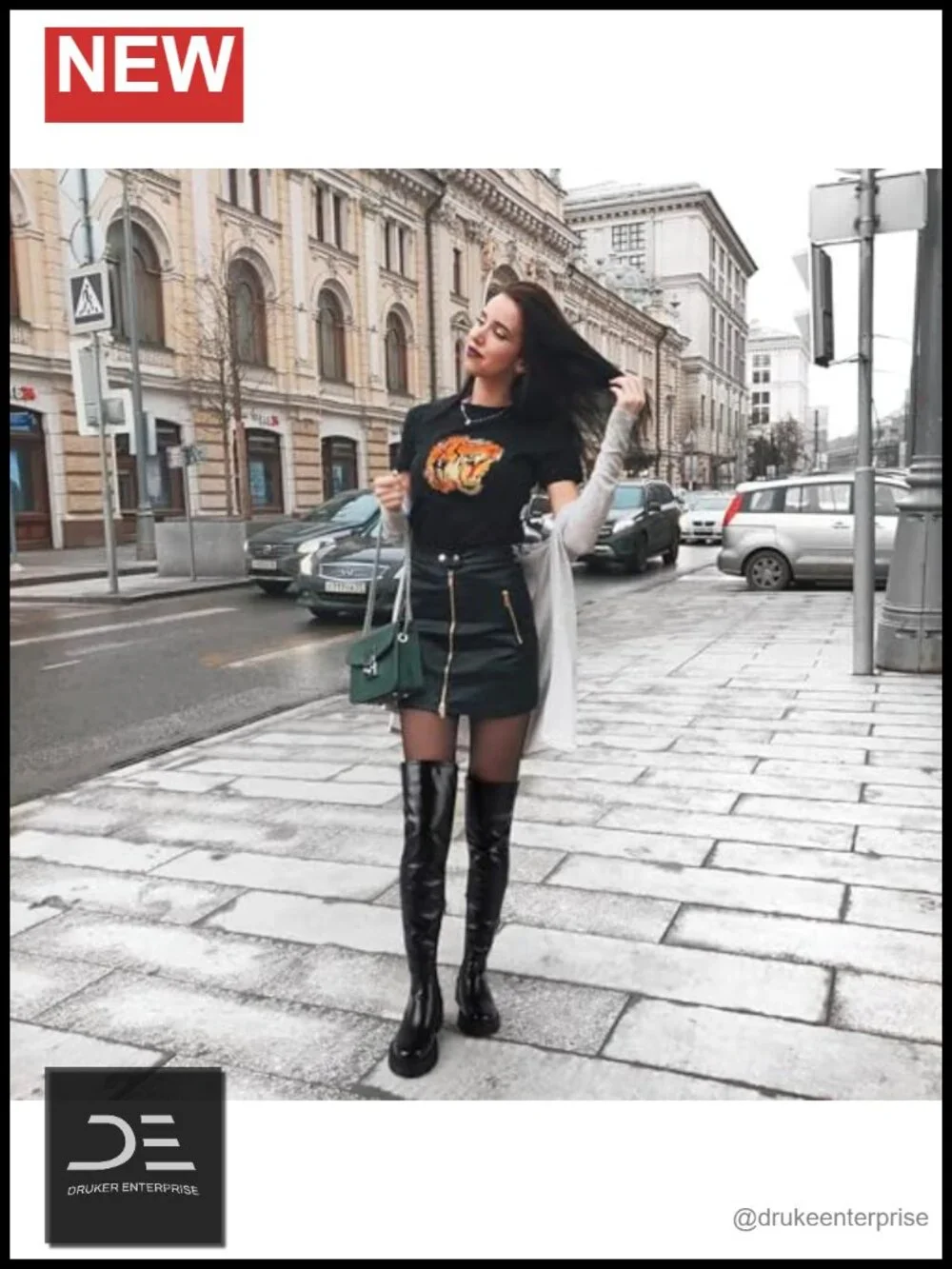 Suede Over the Knee Boots Platform Chunky Heel Stretch Zip
